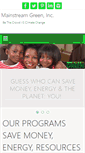 Mobile Screenshot of mainstreamgreen.org